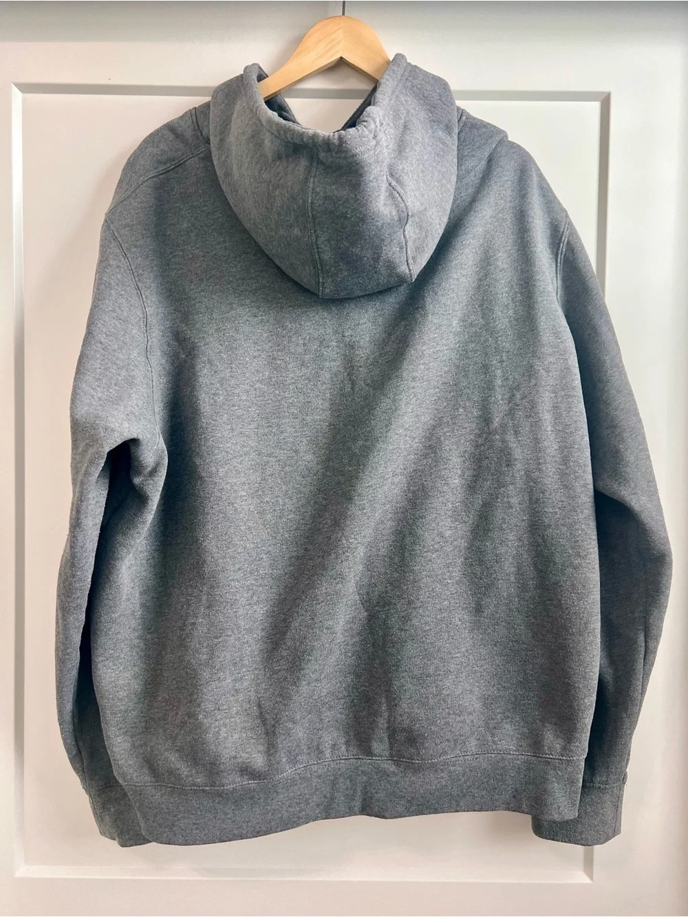 Caterpillar Heather Gray Pullover Hoodie with Black CAT Logo
